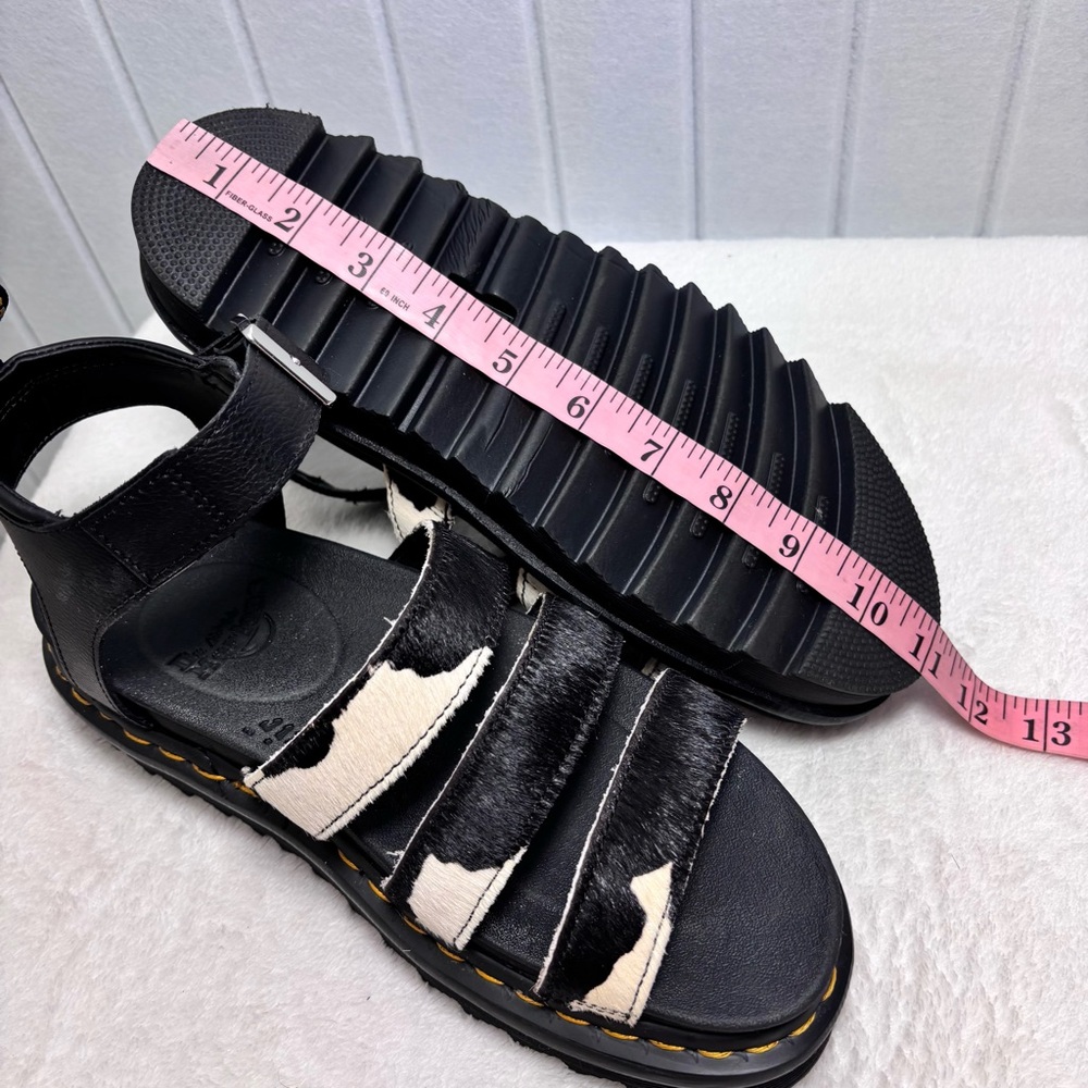 Dr. Martens Black and White Sandals - Picture 9 of 16